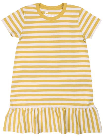 Danechick Dress Dusty Yellow/Chalk