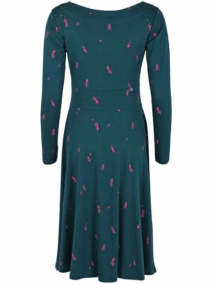 Danesigrid Cotton Dress Dark Duck/Hotpink MARKBLOMST