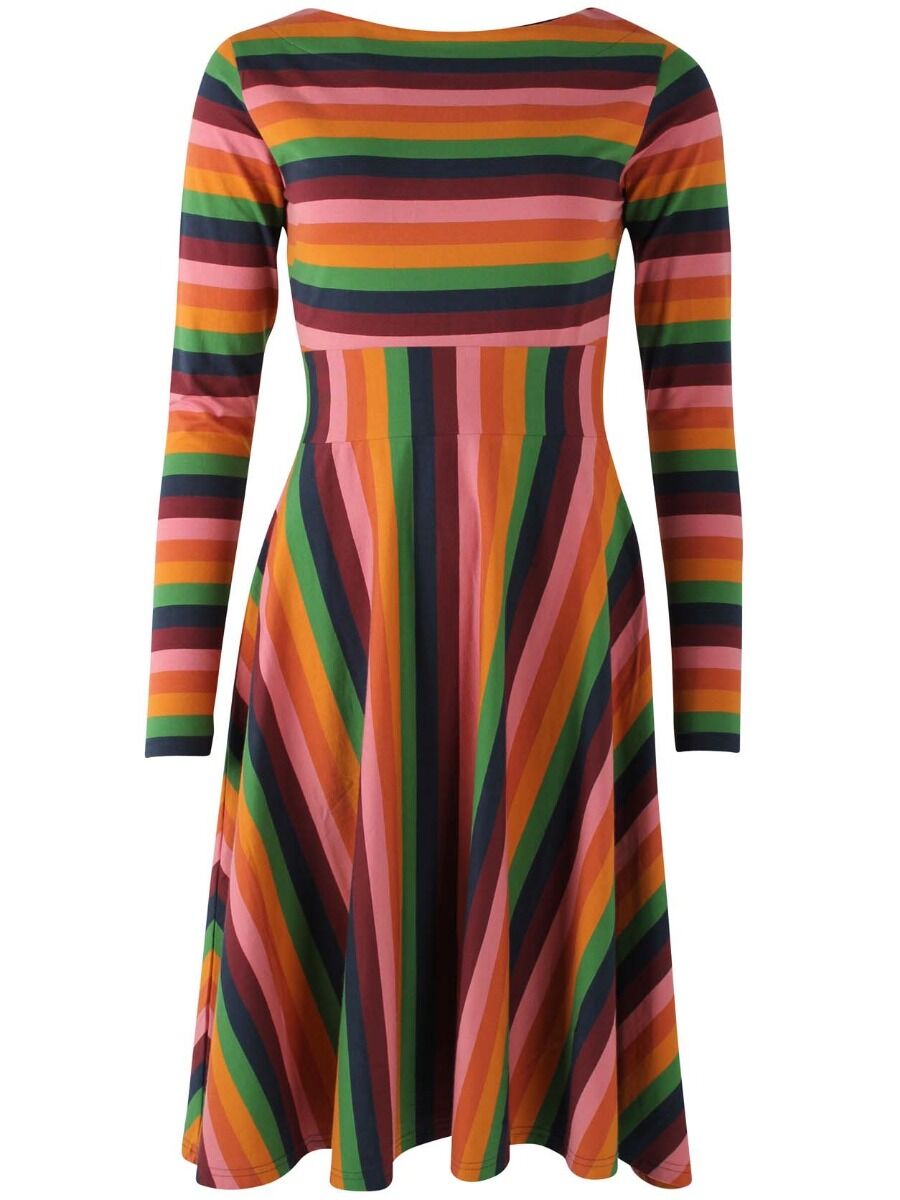 Danesigrid Cotton Dress Svampe Stripe