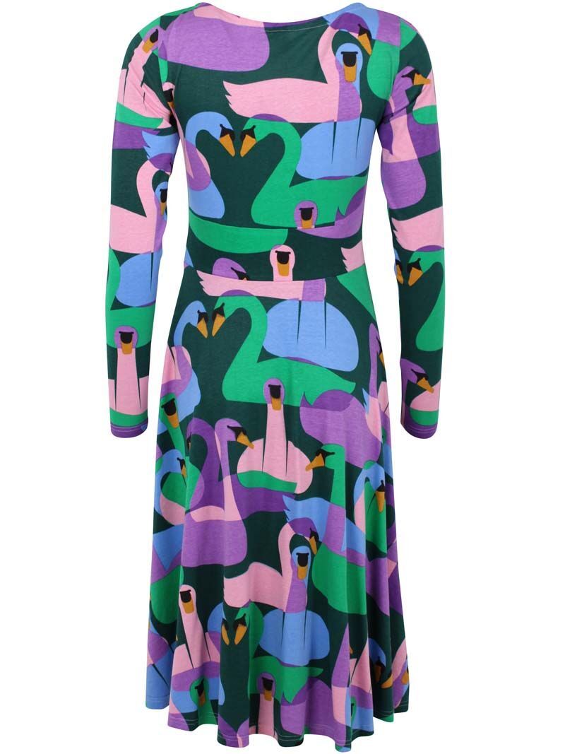 Danesigrid Cotton Dress Dark Duck SWANOSCOPE