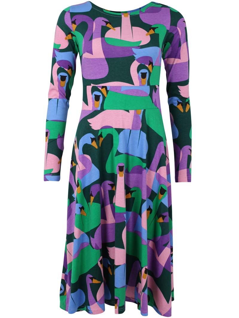Danesigrid Cotton Dress Dark Duck SWANOSCOPE