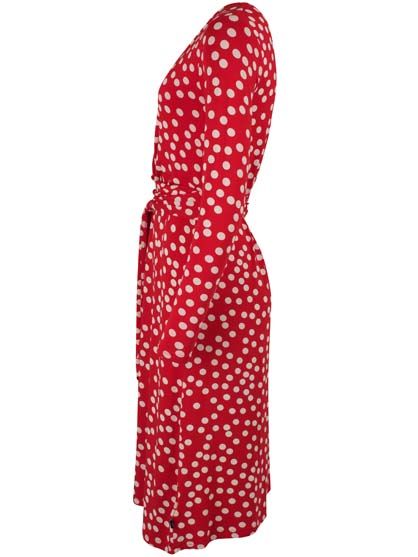 Danevalborg Dress Red/Offwhite FUN DOTS