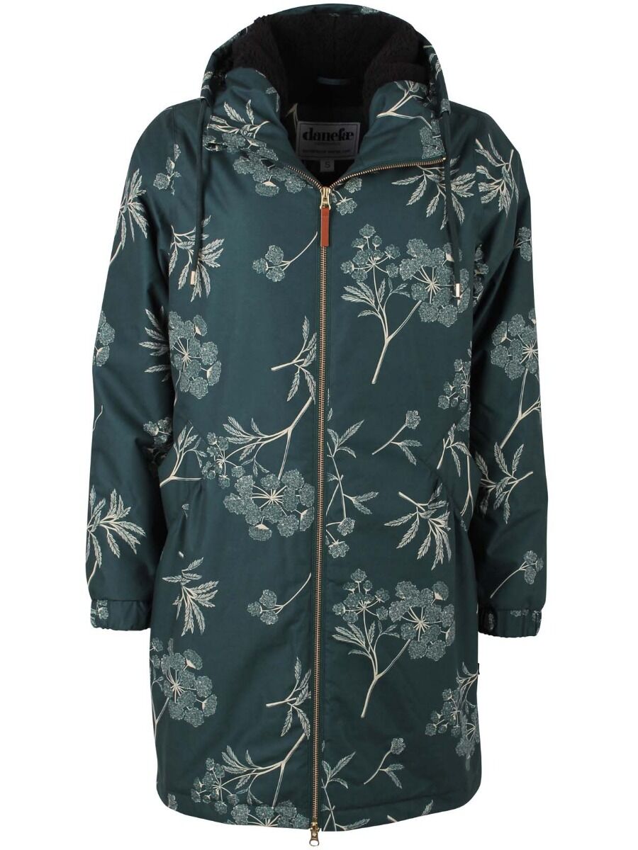 Gurli Winter Parka Black green/Light beige HEMLOCK