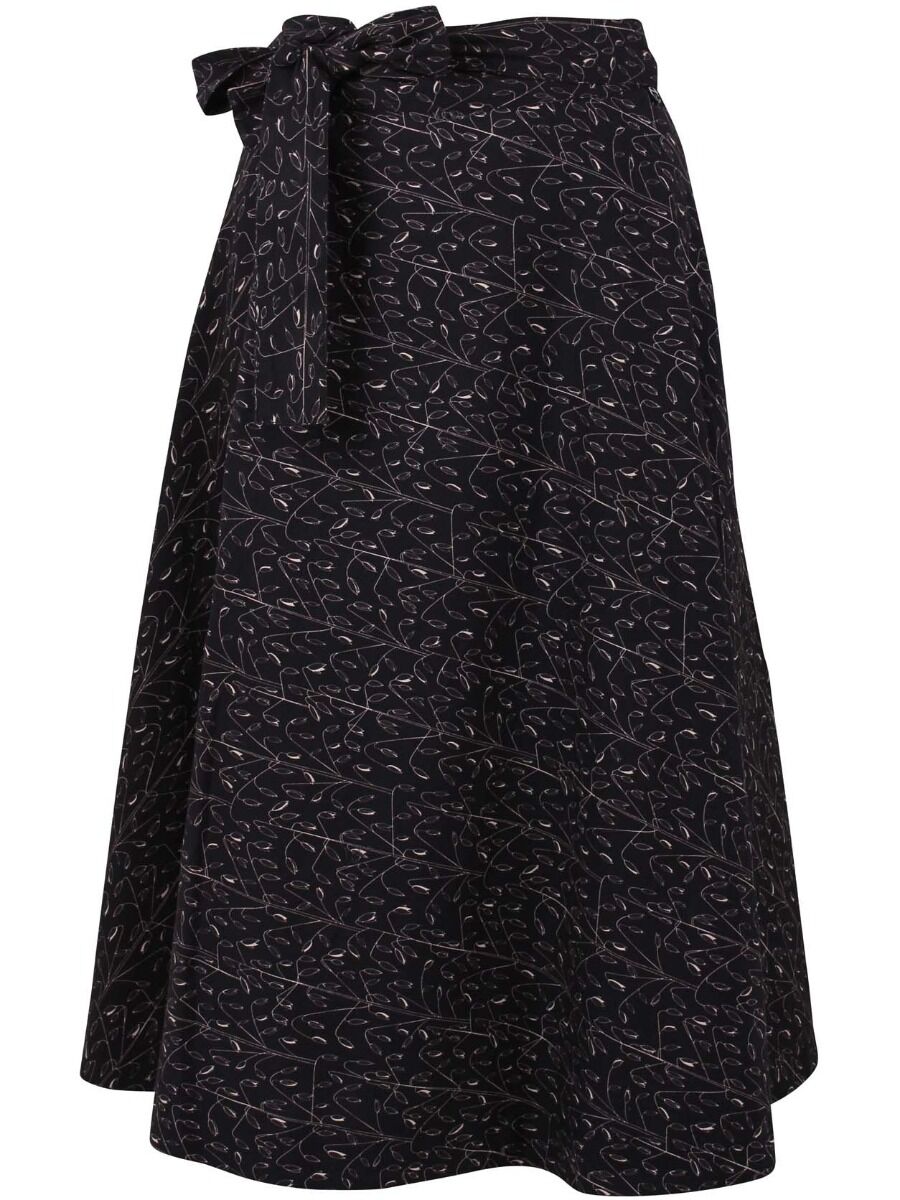 Danemikkelsen Poplin Skirt Black/Offwhite OATS