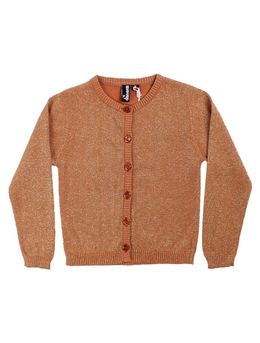Danemerle Cardigan Occer w. Gold Glitter