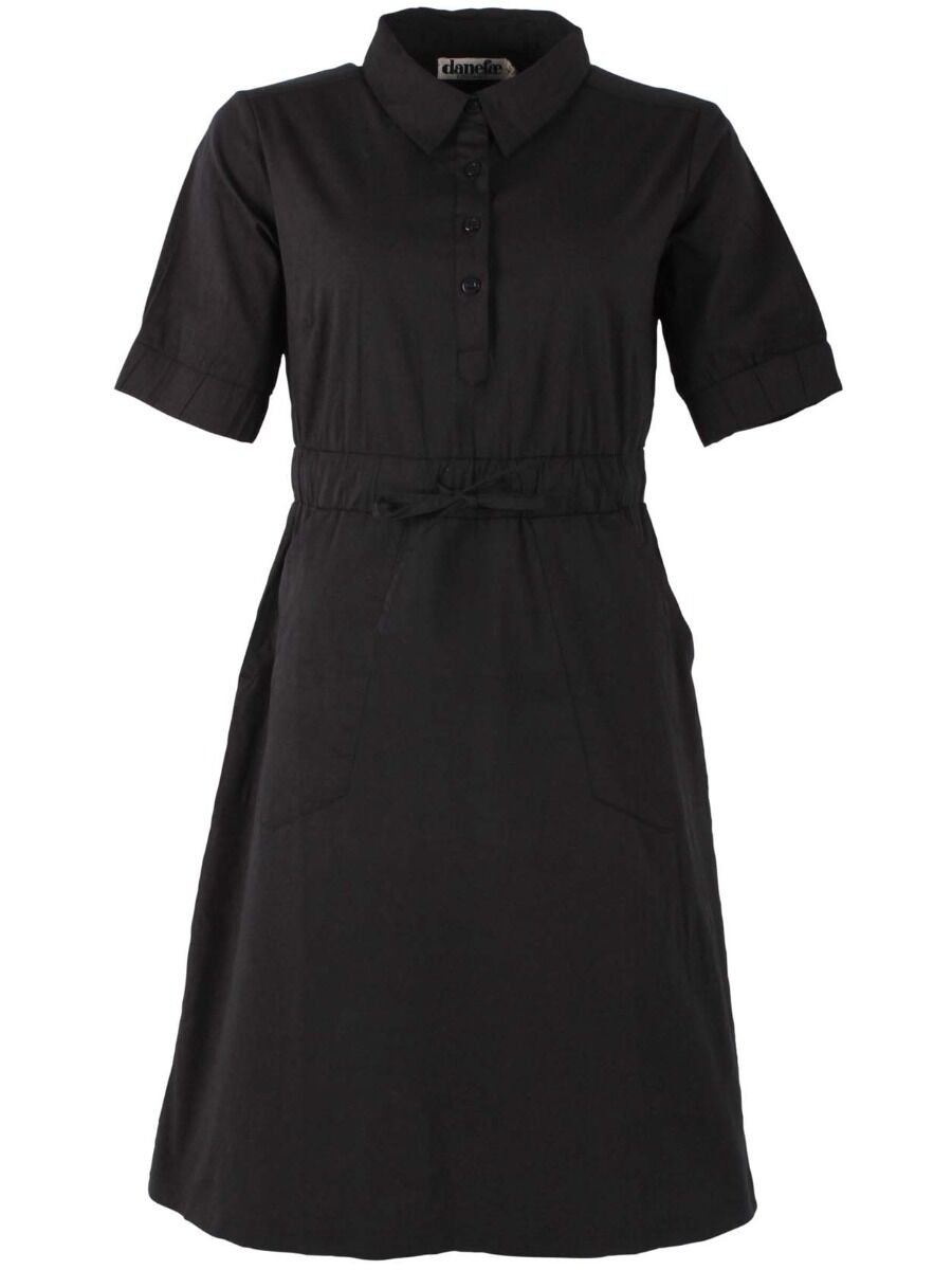 Danesusanne Poplin Dress Black