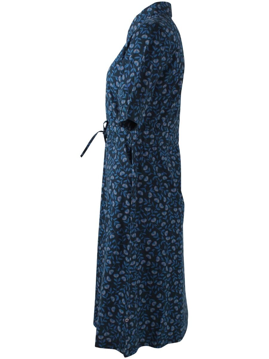 Danesusanne Poplin Dress Marine/Cold Blue FLEURIE