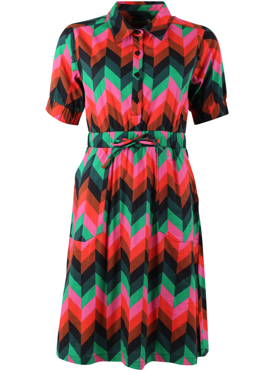 Danesusanne Poplin Dress Black ROYAL COURT