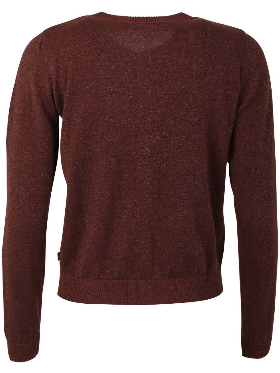Danesaga Glitter Cardigan Cognac/Bronze glitter