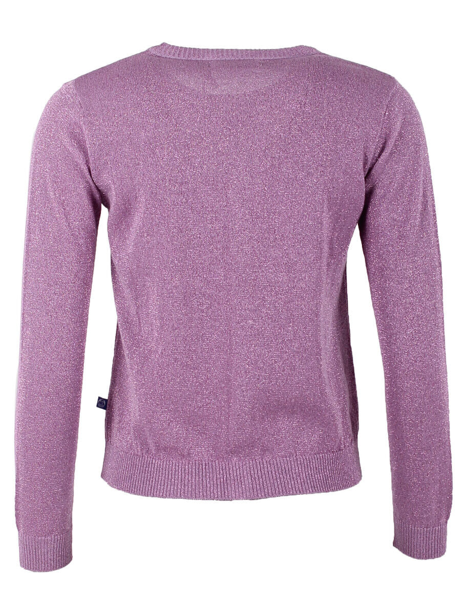 Danesaga Glitter Cardigan Soft Viola Glitter