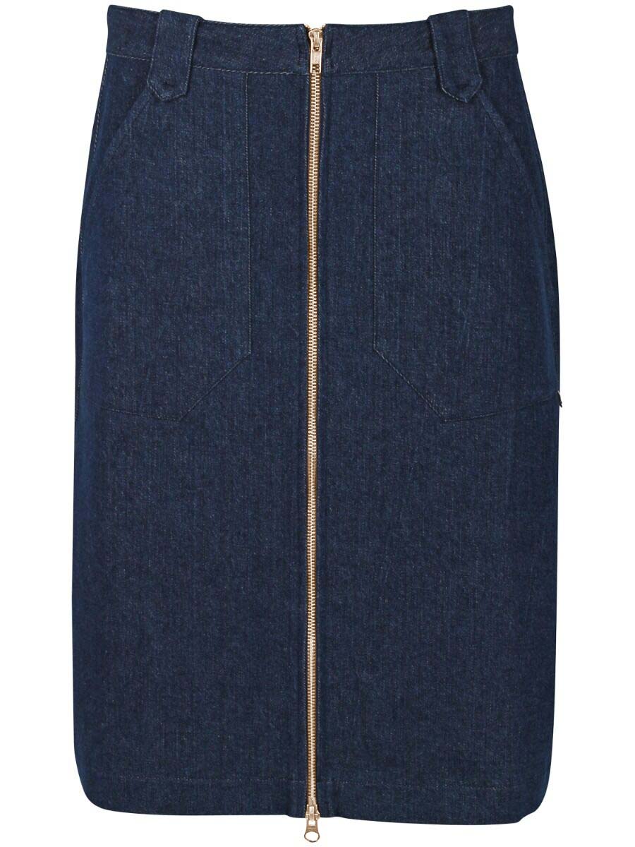 Danemadelaine Denim Skirt Denim