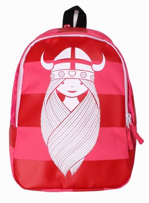 Danekiddo Backpack Boldpink/Deep Red FREJA