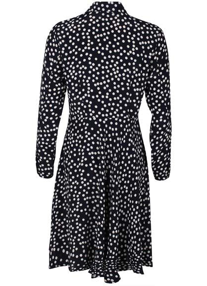 Daneprimeur Dress Dk Navy/Lt Beige FUNDOTS
