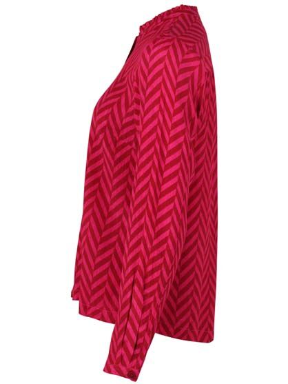 Danenordby Shirt Dk Rust/Dk Hot Pink HERRINGBONE