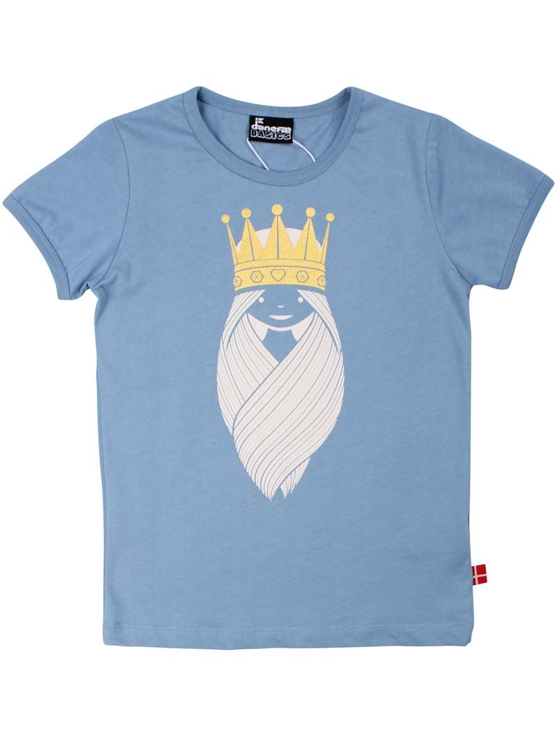 T-shirt til børn med prinsesse
