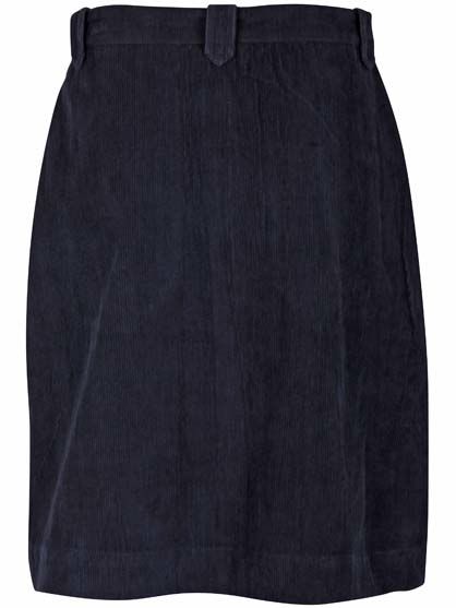 Danemadelaine Cord Skirt Dk Navy