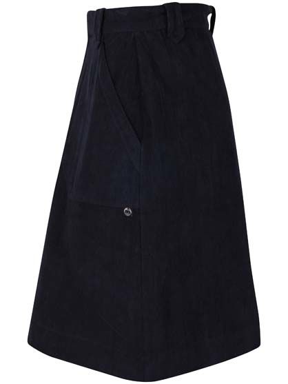 Danemadelaine Cord Skirt Dk Navy