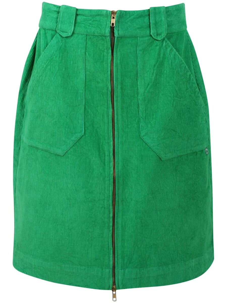 Danemadelaine Cord Skirt Green