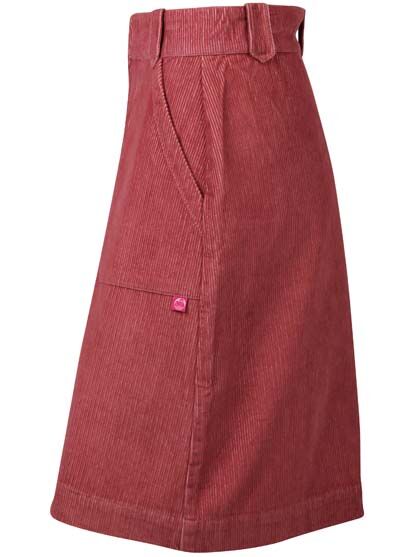 Danemadelaine Cord Skirt Grey Rose