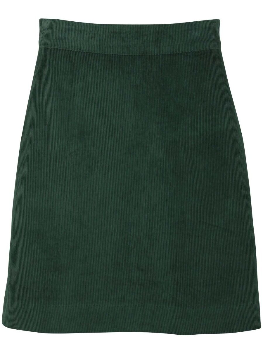 Danelondon Cord Skirt Rover Khaki