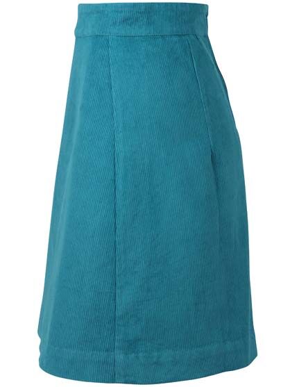 Danelondon Cord Skirt Rainblue
