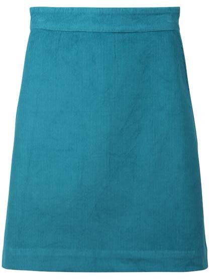 Danelondon Cord Skirt Rainblue