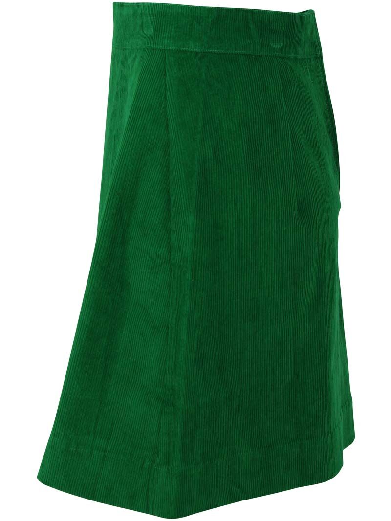 Danelondon Cord Skirt Grass Green
