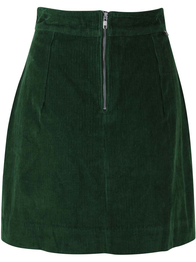 Danelondon Cord Skirt Dark Pine