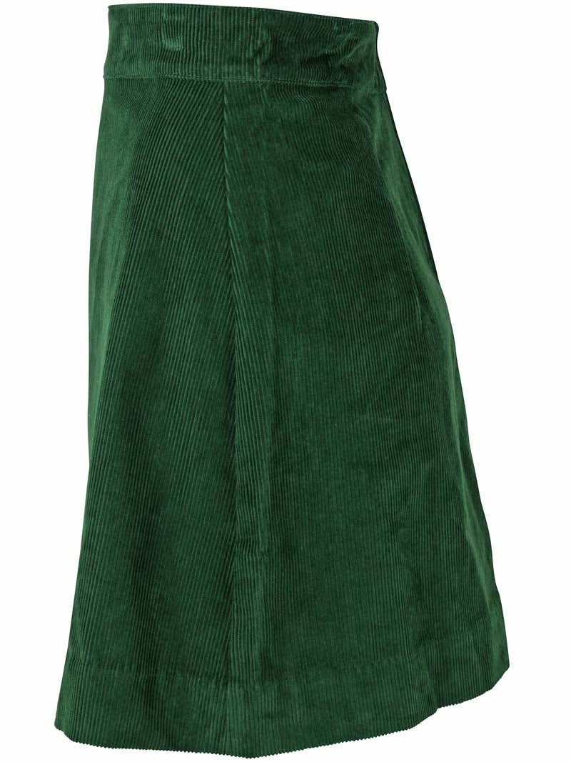 Danelondon Cord Skirt Dark Pine