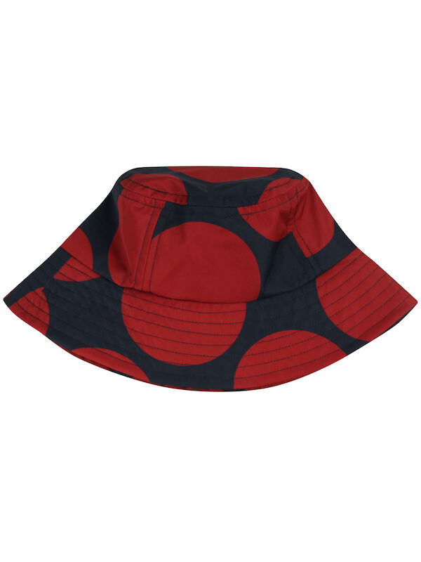Danebucket Rain Hat Dk Navy/Dk Rust MEGADOT