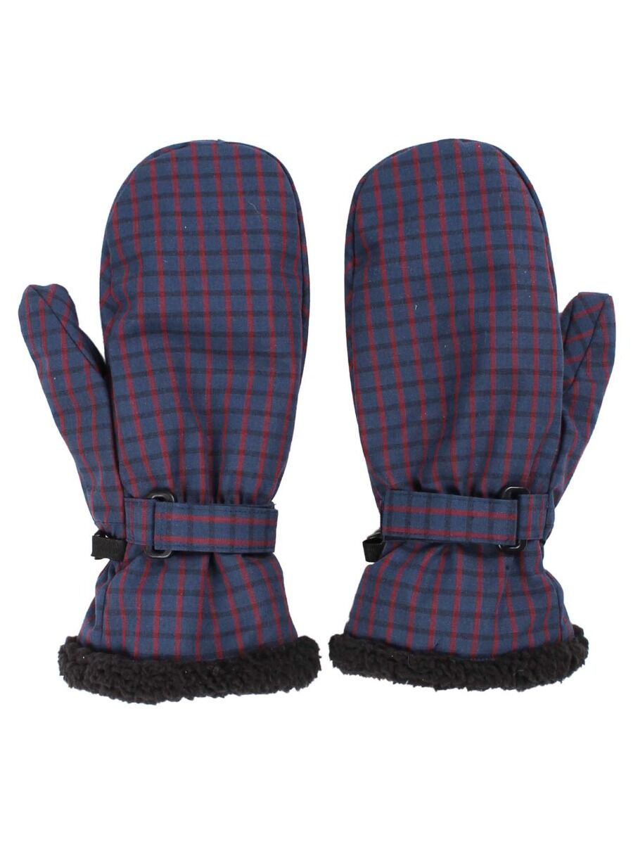 Danehandy Mittens Marine/Black/Redwine