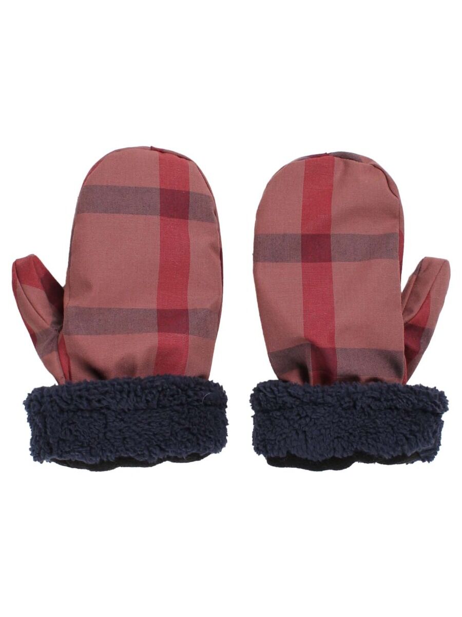 Danehandy Mittens Beige Rose/Dark Navy/Redwine