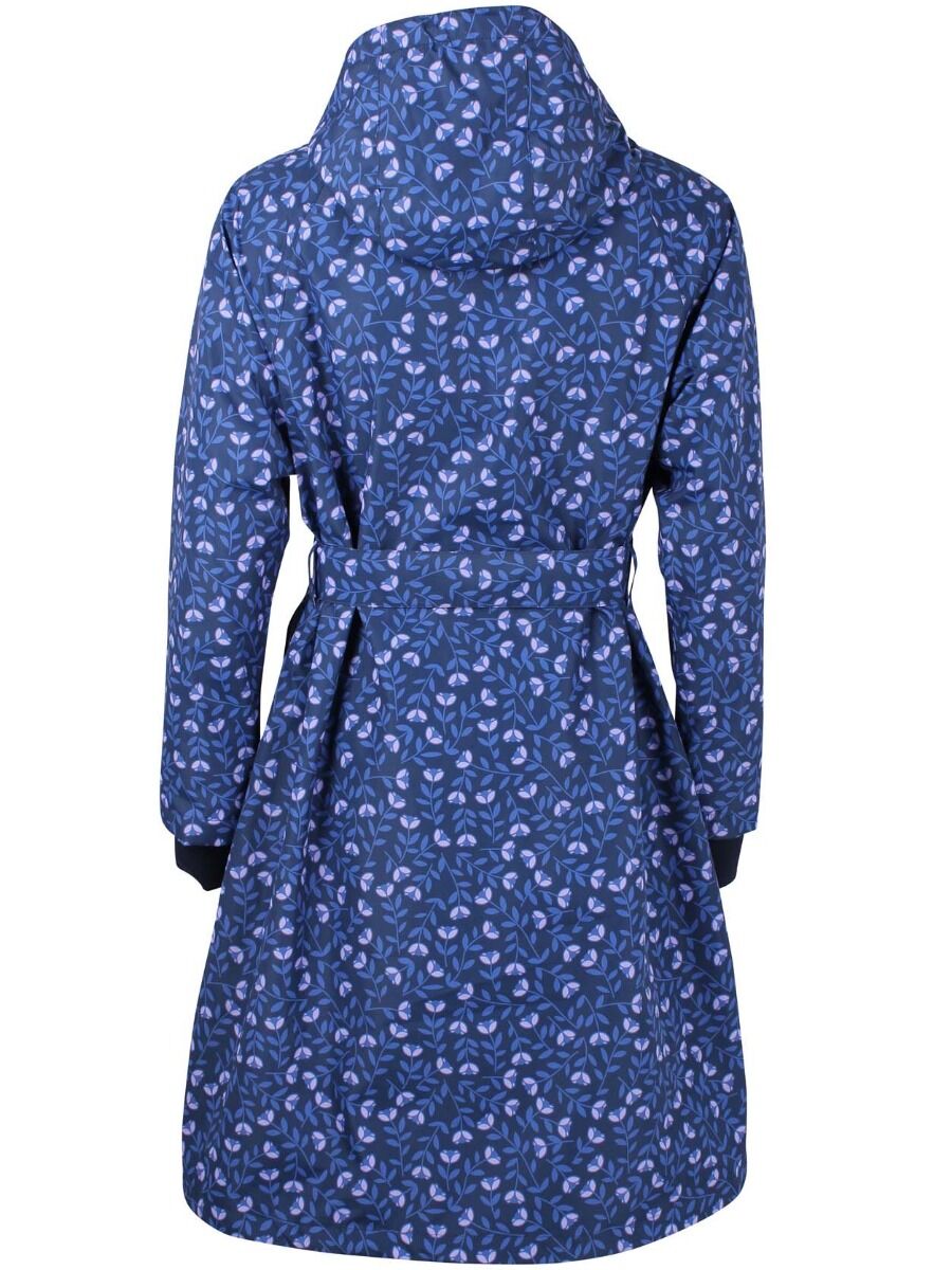 Danelisabeth Raincoat Navy/Lilac FLEURIE