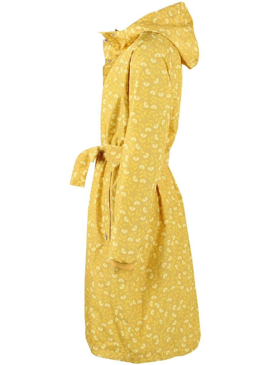 Danelisabeth Raincoat Dark Yellow FLEURIE