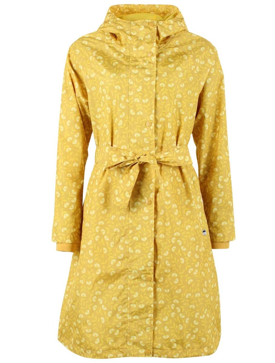 Danelisabeth Raincoat Dark Yellow FLEURIE