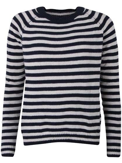 Danehytte Wool Sweater Navy/Offwhite
