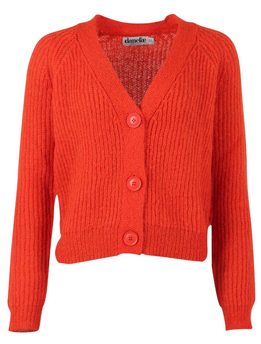 Danadorable Wool Cardigan Bright Red
