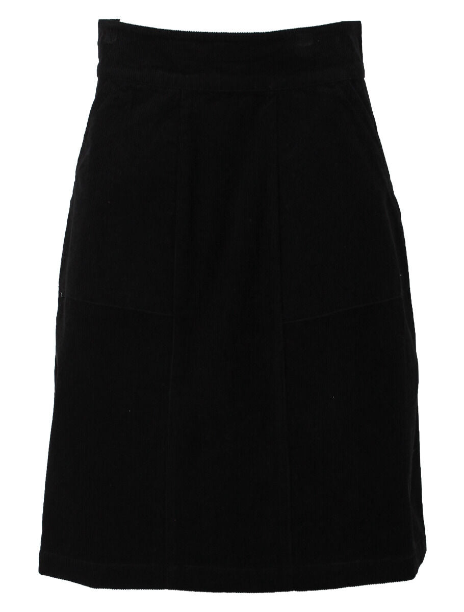 Danemaren Cord Skirt Black