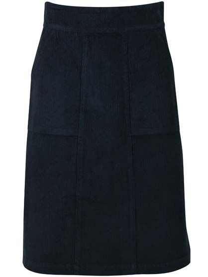 Danemaren Cord Skirt Dusty Navy