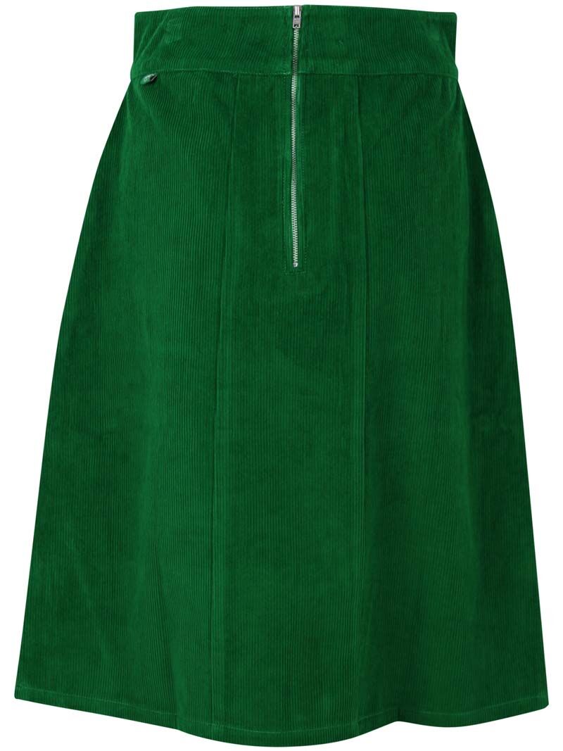 Danemaren Cord Skirt Grass Green