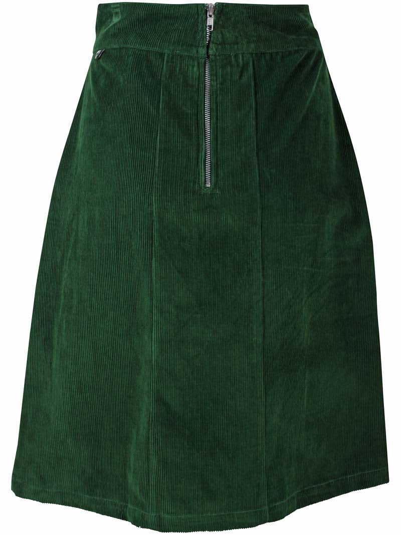 Danemaren Cord Skirt Dark Pine