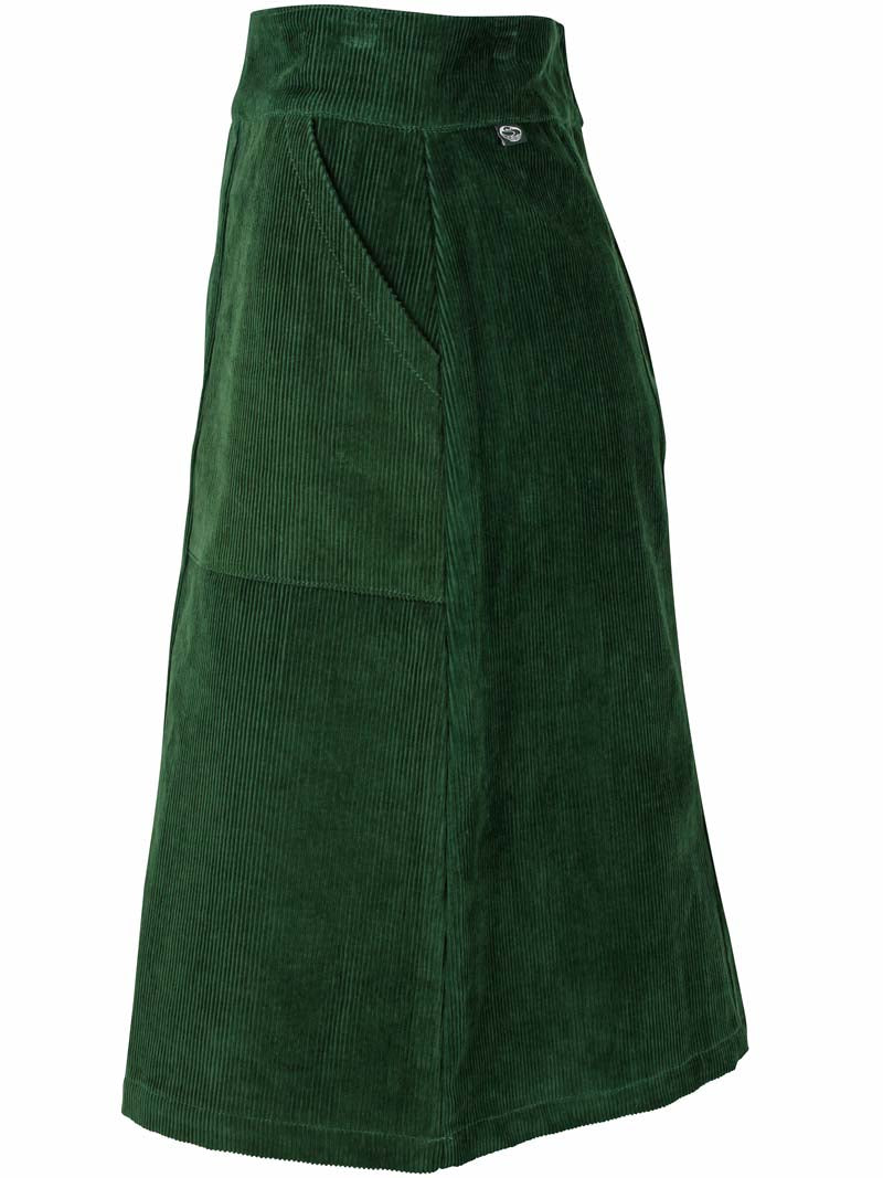 Danemaren Cord Skirt Dark Pine