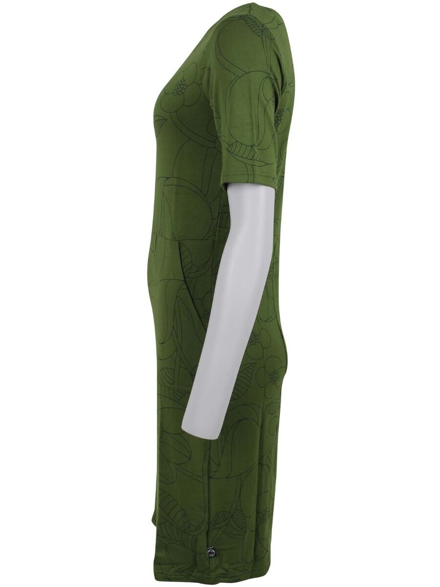 Danepolly Dress Khaki/bottle green BLOOM BOOM
