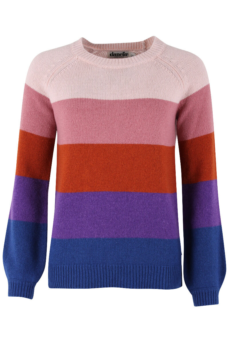 Danelisa Wool Sweater Rose Beige/Old Rose/Rust/Purple