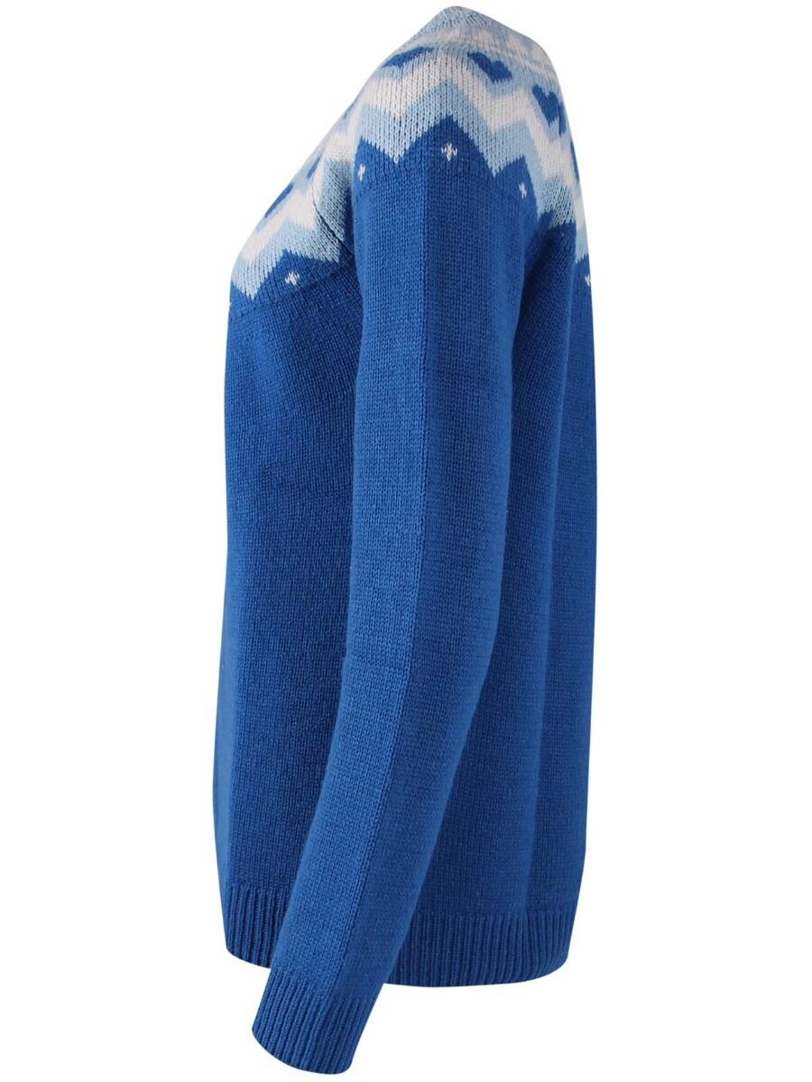 Dananne Wool Sweater Blue/Offwhite
