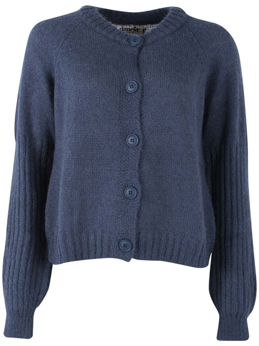 Danarnaq Wool Cardigan Marine