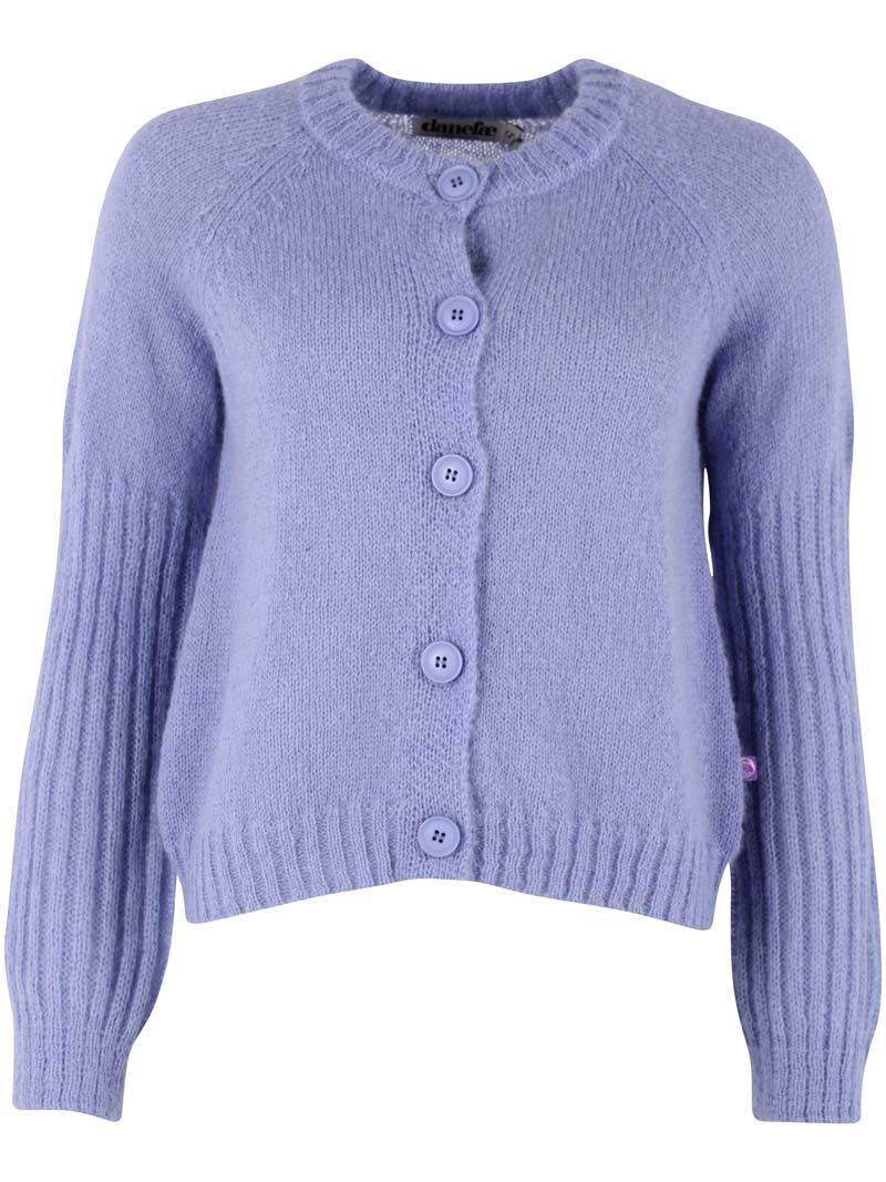 Danarnaq Wool Cardigan Ice Viola