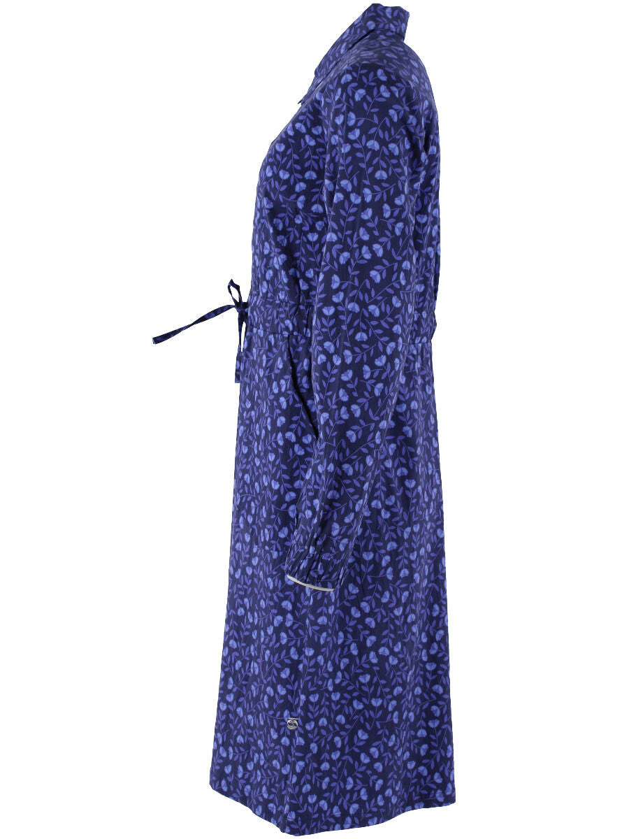 Daneditte Poplin Dress Grey Marine FLEURIE