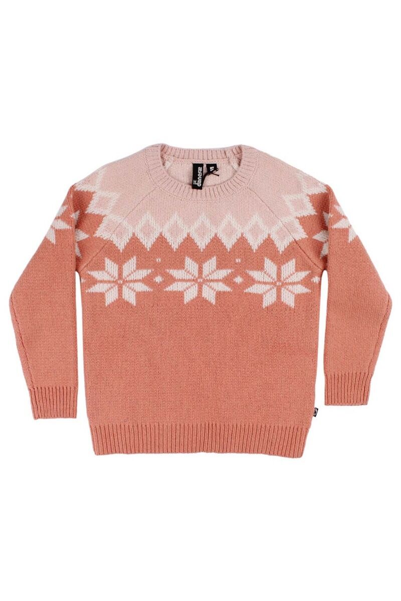 Danepulk Sweater Rose Beige/Offwhite