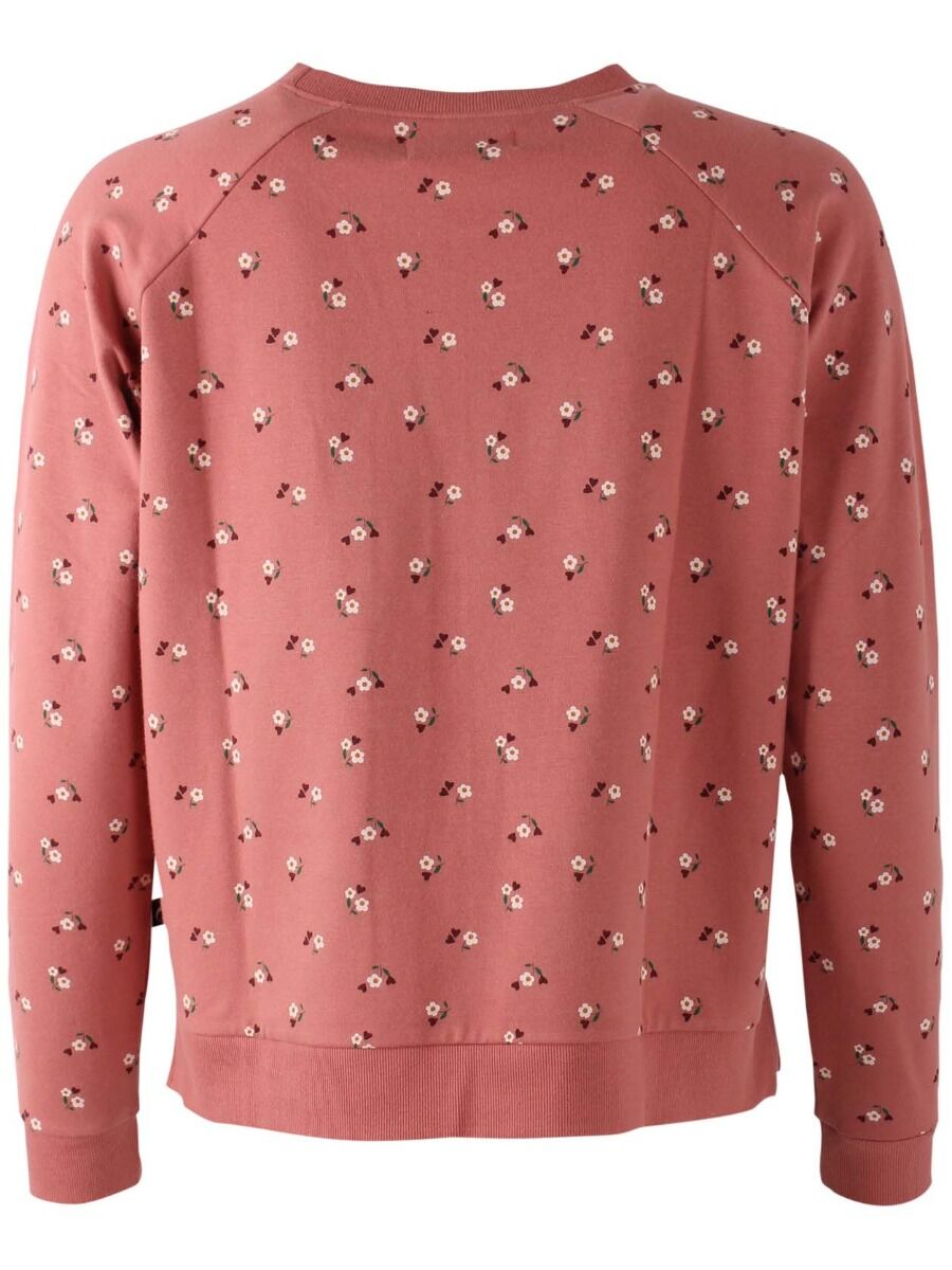 Daneklausen Moleton Sweat Old Rose/Chalk MINIFLOWER